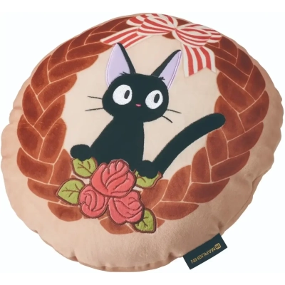 Kiki's Delivery Service Marushin Mochi Mochi Cushion Jiji and the Fluffy Bread