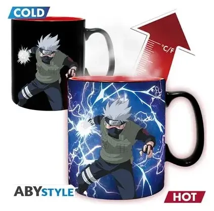 NARUTO SHIPPUDEN - Mug HeatChange -460ml- Kakashi/Itachi -cardboard