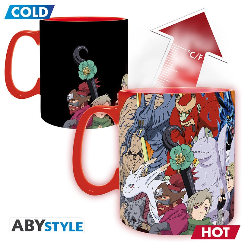 NARUTO SHIPPUDEN - Mug Heat Change -460ml- Bijû&Jinchûriki -cardboard