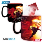 ONE PIECE - Mug Heat Change - 460ml - Zoro & Sanji - cardboard