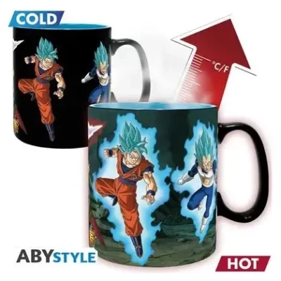 DRAGON BALL SUPER - Mug Heat Change - 460ml-SaiyansvsBlack-carboard