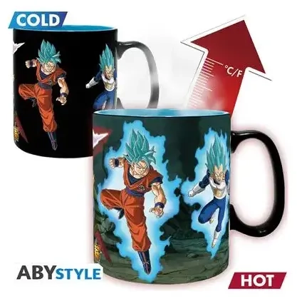 DRAGON BALL SUPER - Mug Heat Change - 460ml-SaiyansvsBlack-carboard