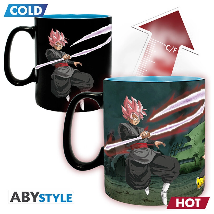 DRAGON BALL SUPER - Mug Heat Change - 460ml-SaiyansvsBlack-carboard