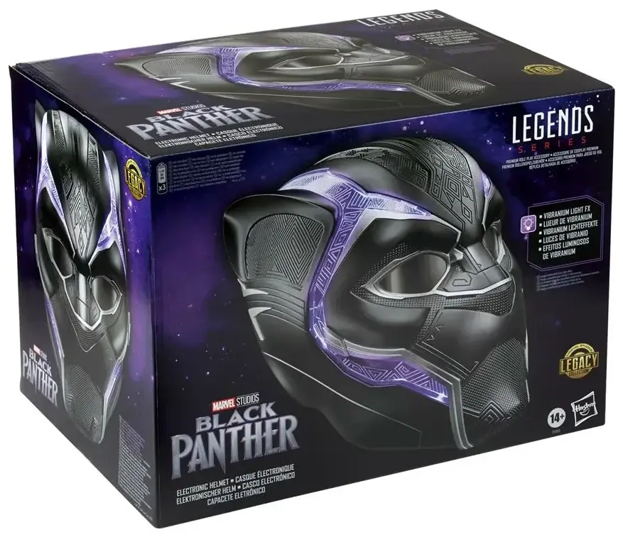 Marvel Legends Series Black Panther Electronic Role Play Helmet