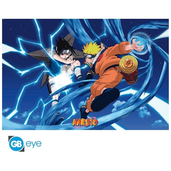 NARUTO - Poster Maxi 91.5x61 - Naruto & Sasuke