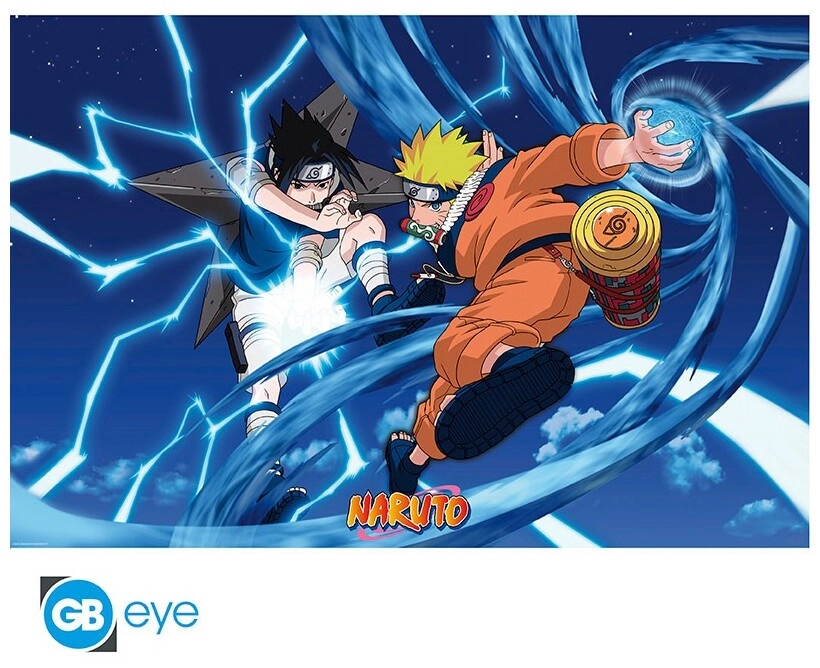 NARUTO - Poster Maxi 91.5x61 - Naruto & Sasuke