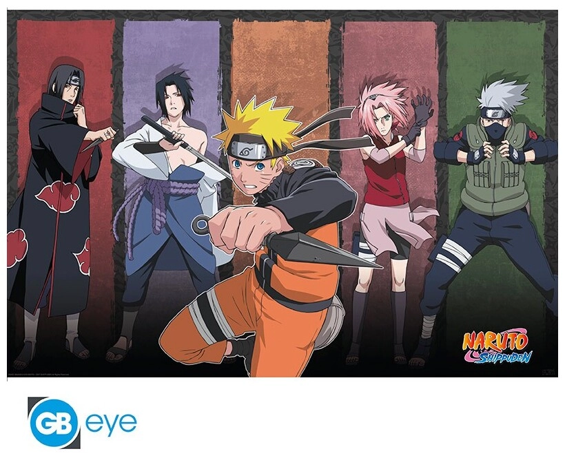 NARUTO SHIPPUDEN - Poster Maxi 91.5x61 - Naruto & allies