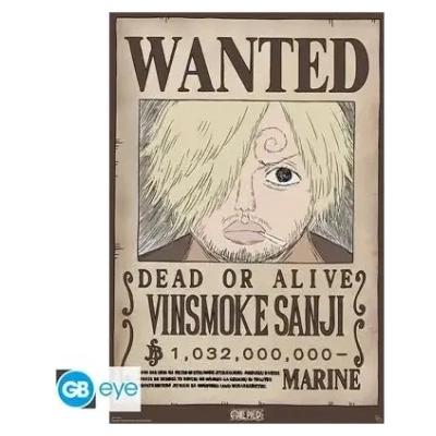 ONE PIECE - Poster Maxi 91.5x61 - Wanted Sanji Wano