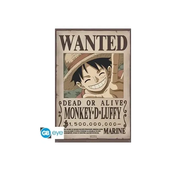 ONE PIECE - Poster Maxi 91.5x61 - Wanted Luffy New 2