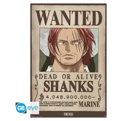ONE PIECE - Poster Maxi 91.5x61 - Wanted Shanks Wano