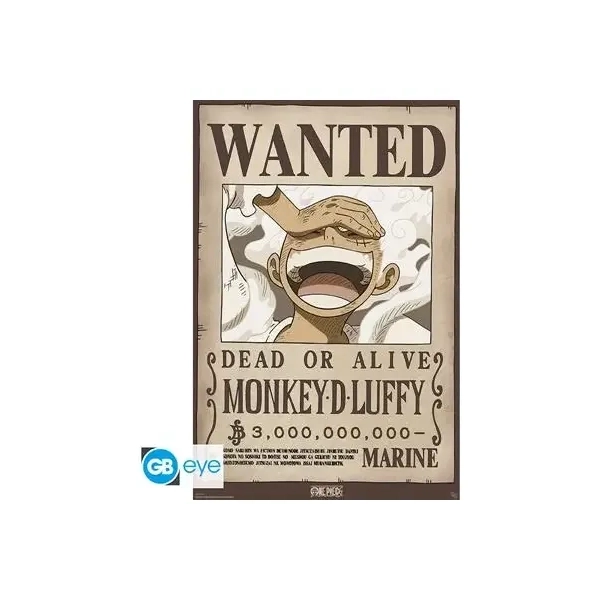 ONE PIECE - Poster Maxi 91.5x61 - Wanted Luffy Wano