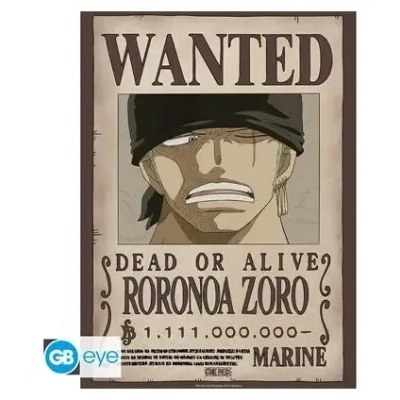 ONE PIECE - Poster Chibi 52x38 - Wanted Zoro Wano