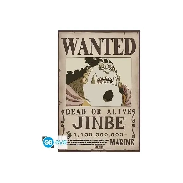 ONE PIECE - Poster Chibi 52x38 - Wanted Jinbe Wano