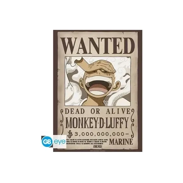 ONE PIECE - Poster Chibi 52x38 - Wanted Luffy Wano
