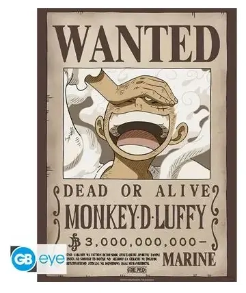 ONE PIECE - Poster Chibi 52x38 - Wanted Luffy Wano
