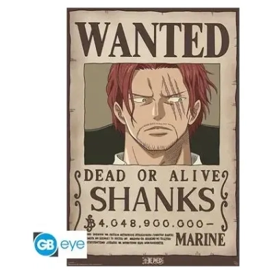 ONE PIECE - Poster Maxi 91.5x61 - Wanted Shanks*