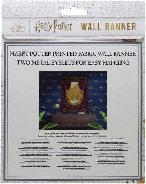 Harry Potter Butterbeer Wall Banner