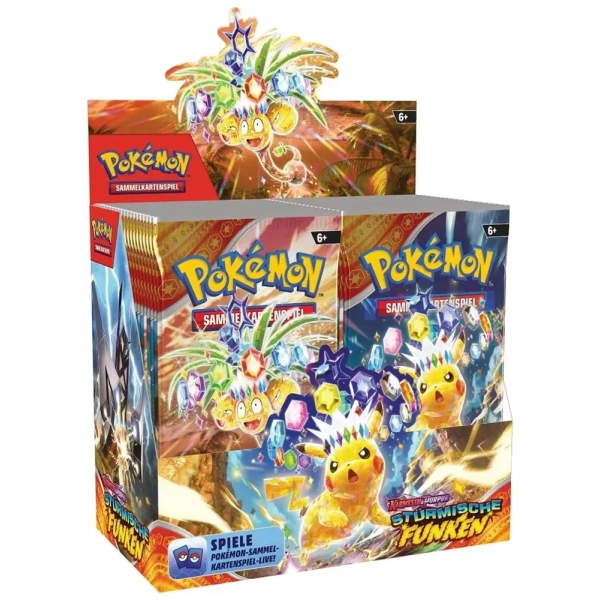 Pokémon: Karmesin & Purpur - Stürmische Funken - Booster Display (36 Display) - DE