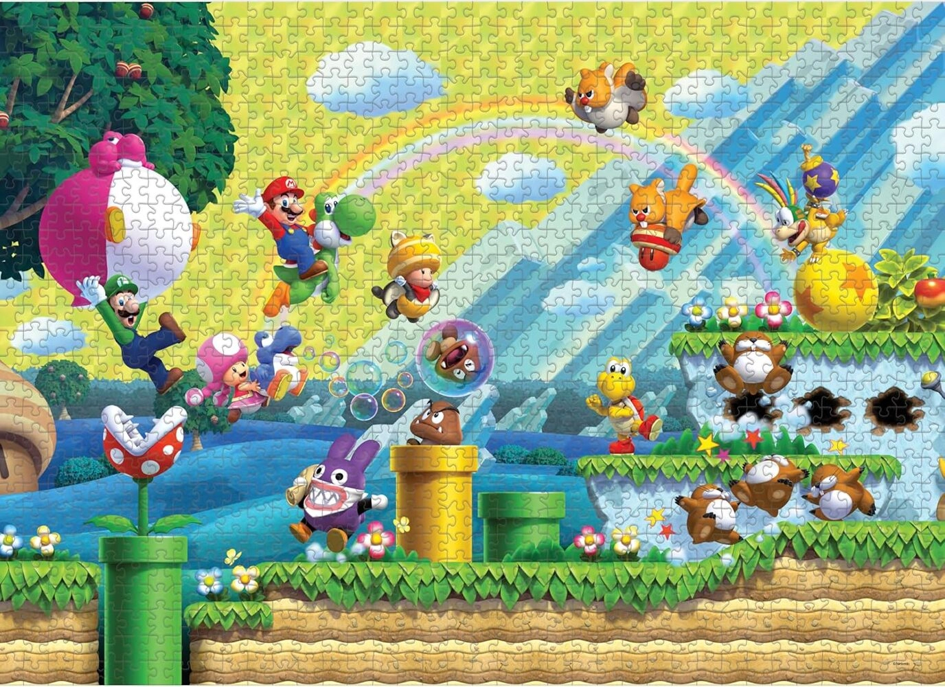 Super Mario Puzzle Chaos & Fun - 1000 Teile Puzzle