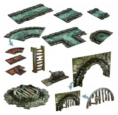 Maladum - Dungeons of Enveron - Ravenskeep Sewers - EN