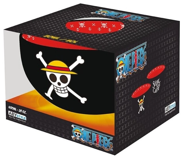 ONE PIECE - Bowl - 600ml - "Skulls" - cardboard Box