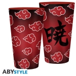 NARUTO SHIPPUDEN - Large Glass - 400ml - Akatsuki