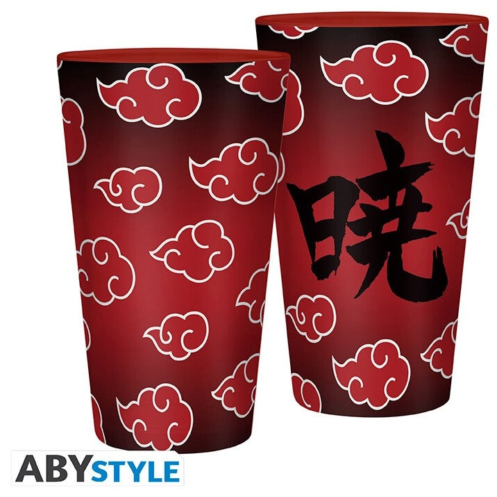 NARUTO SHIPPUDEN - Large Glass - 400ml - Akatsuki