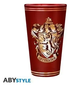 HARRY POTTER - Premium Large Glass - 400ml - Gryffindor