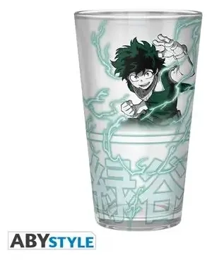 MY HERO ACADEMIA - Large Glass - 400ml - Izuku & Bakugo