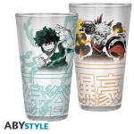 MY HERO ACADEMIA - Large Glass - 400ml - Izuku & Bakugo