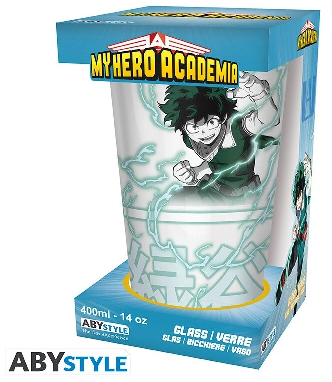 MY HERO ACADEMIA - Large Glass - 400ml - Izuku & Bakugo