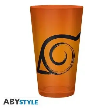 NARUTO SHIPPUDEN - Large Glass - 400ml - Konoha & Seal