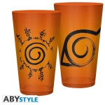 NARUTO SHIPPUDEN - Large Glass - 400ml - Konoha & Seal