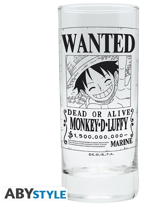 ONE PIECE - 3 glass set