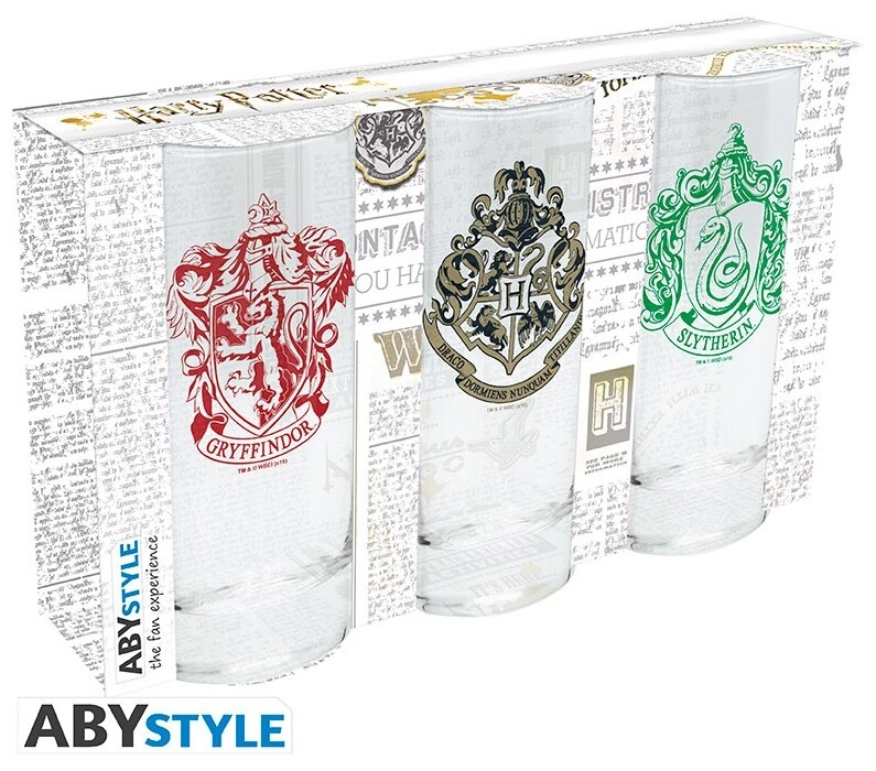 HARRY POTTER - 3 glass set