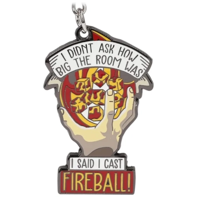 I Cast Fireball Keychain