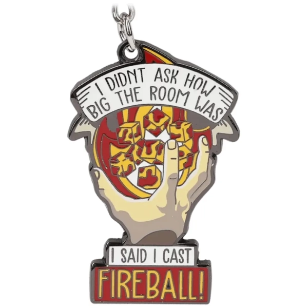I Cast Fireball Keychain