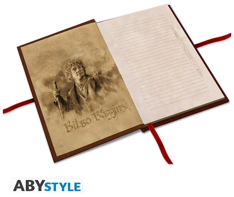 THE HOBBIT - Premium A5 Notebook "Bilbo Baggins"