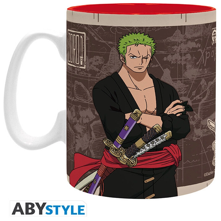 ONE PIECE - Mug - 460 ml - "Zoro Wanted" - subli - box