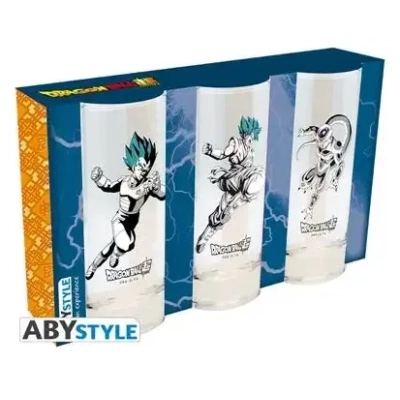 DRAGON BALL SUPER - 3 glass set
