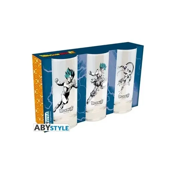 DRAGON BALL SUPER - 3 glass set