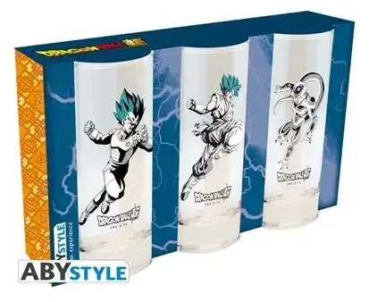 DRAGON BALL SUPER - 3 glass set