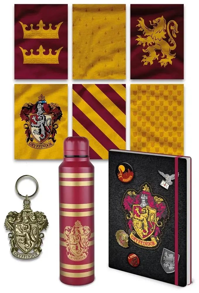 Harry Potter (Colourful Crest Gryffindor) Premium Gift Set