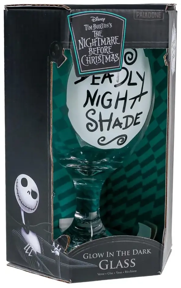 The Nightmare Before Christmas Glow in the Dark Glass