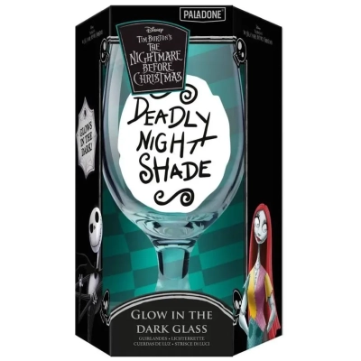 The Nightmare Before Christmas Glow in the Dark Glass