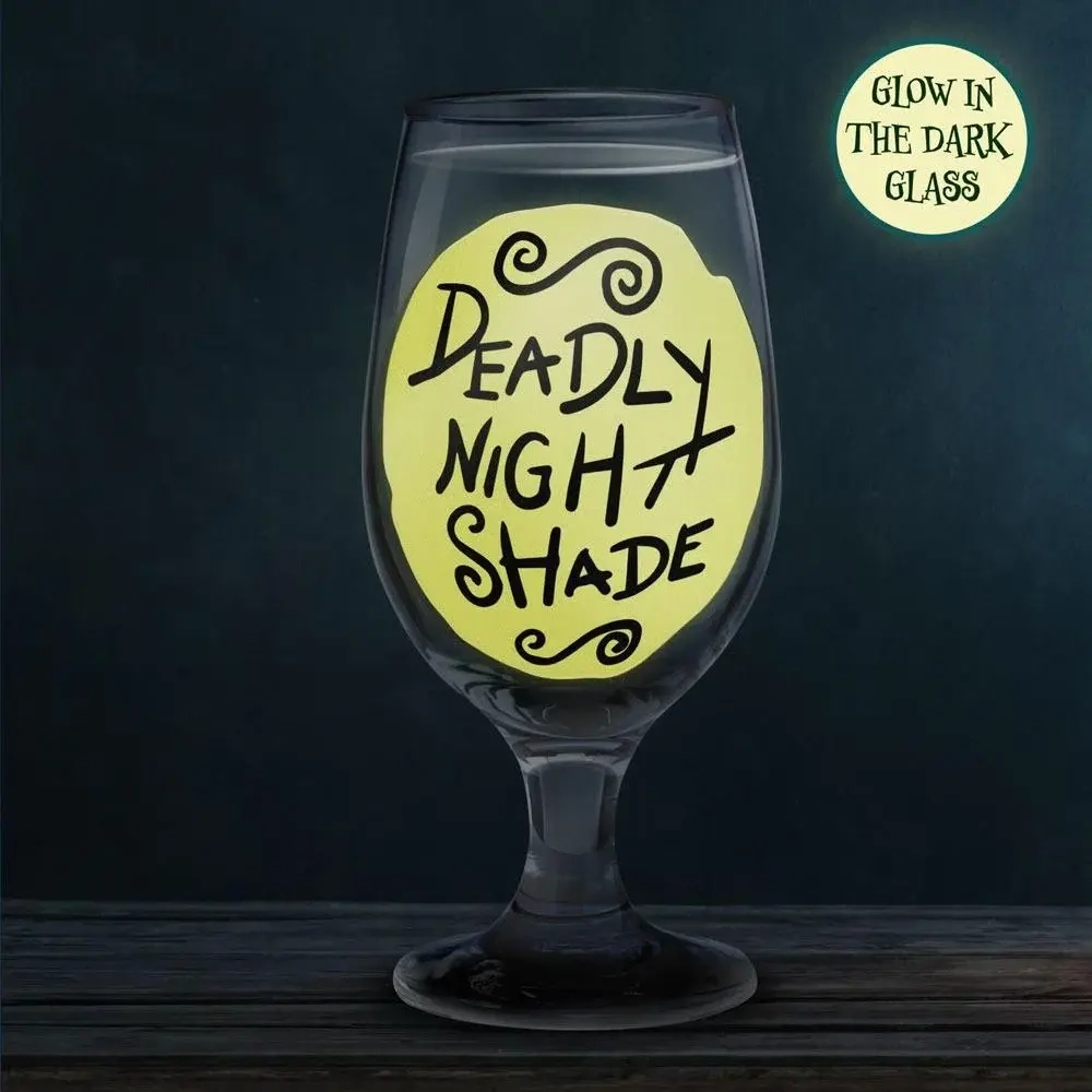 The Nightmare Before Christmas Glow in the Dark Glass