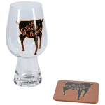 Harry Potter Leaky Cauldron Glass and Coaster Set