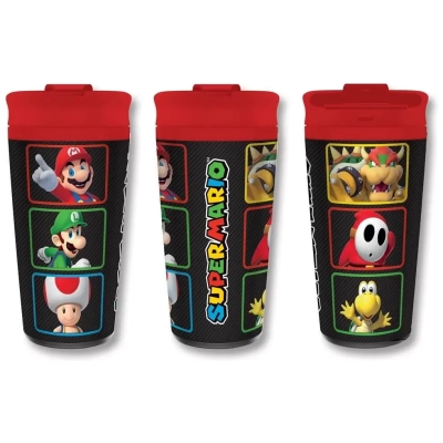 Super Mario (Colour Blocks) Metal Travel Mug