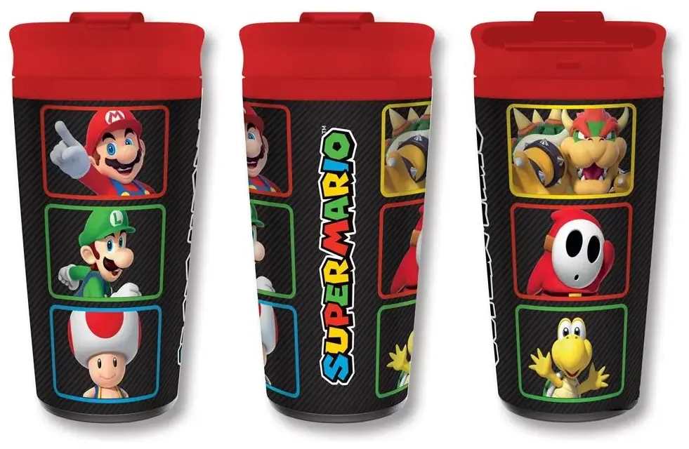 Super Mario (Colour Blocks) Metal Travel Mug