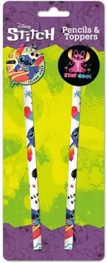 Lilo And Stitch Pencils (Acid Pops) Pencils And Toppers 2Pk